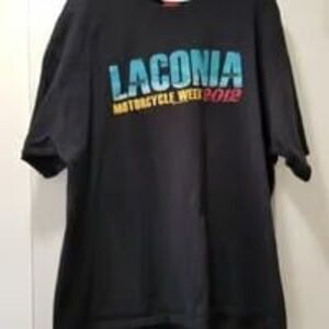 Laconia 2012 bike week graphic t shirt size 2xl preshrunk Hot Leathers